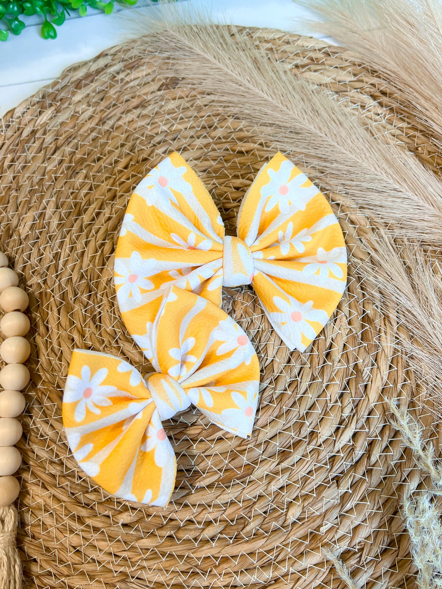Yellow Daisy - Big Bow