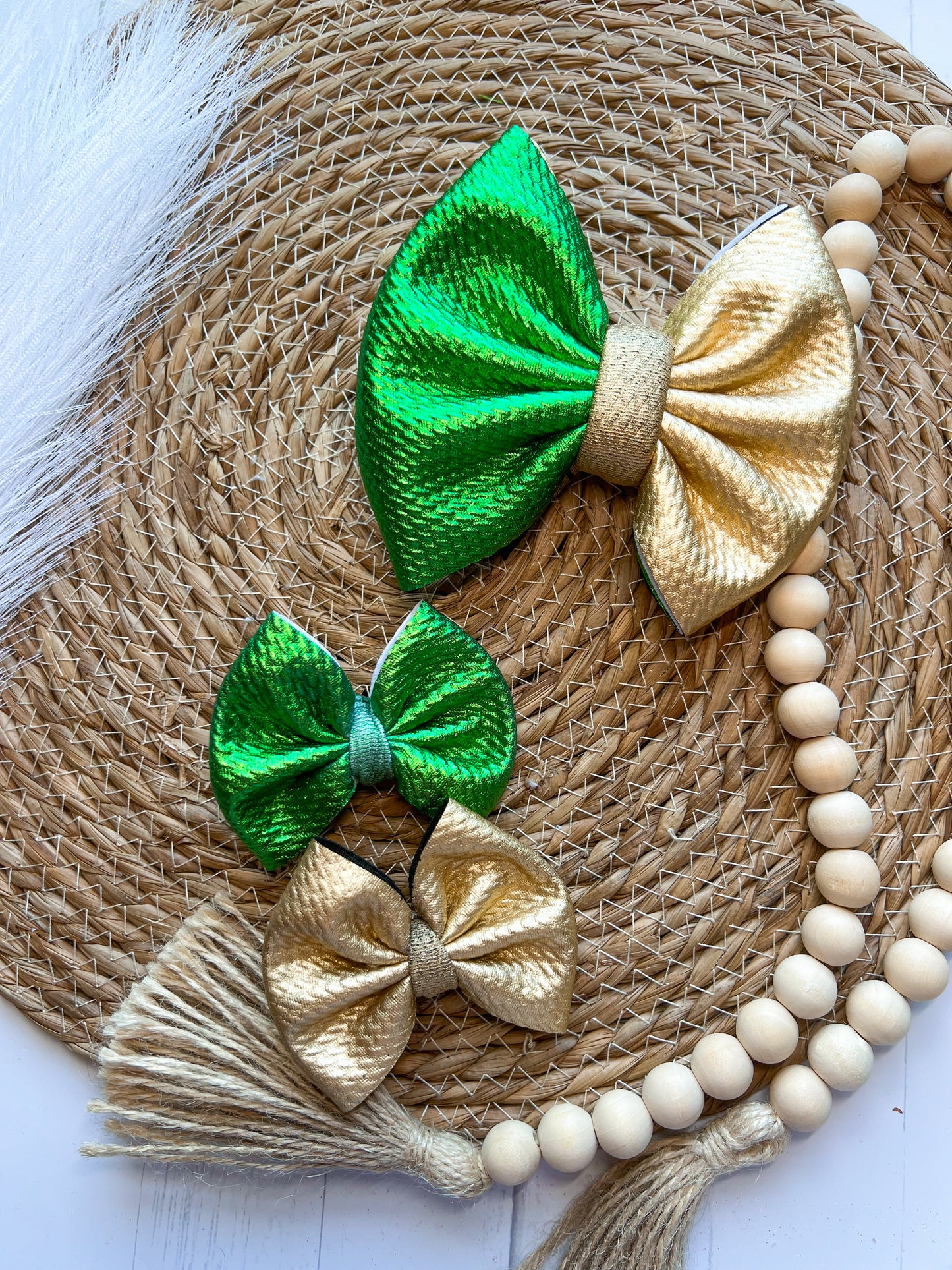 Green and Gold Two-toned