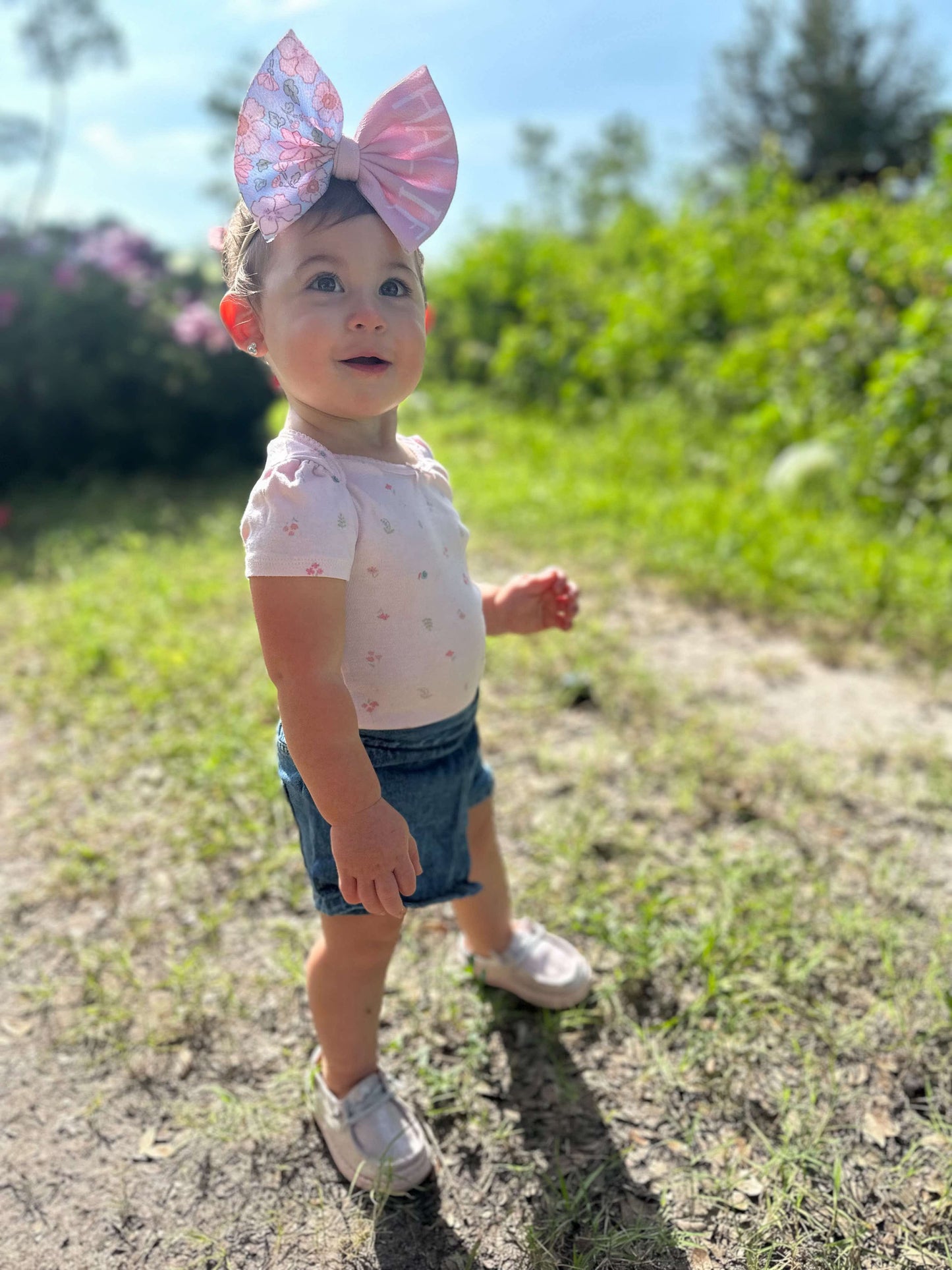 Floral - Custom Name Bows