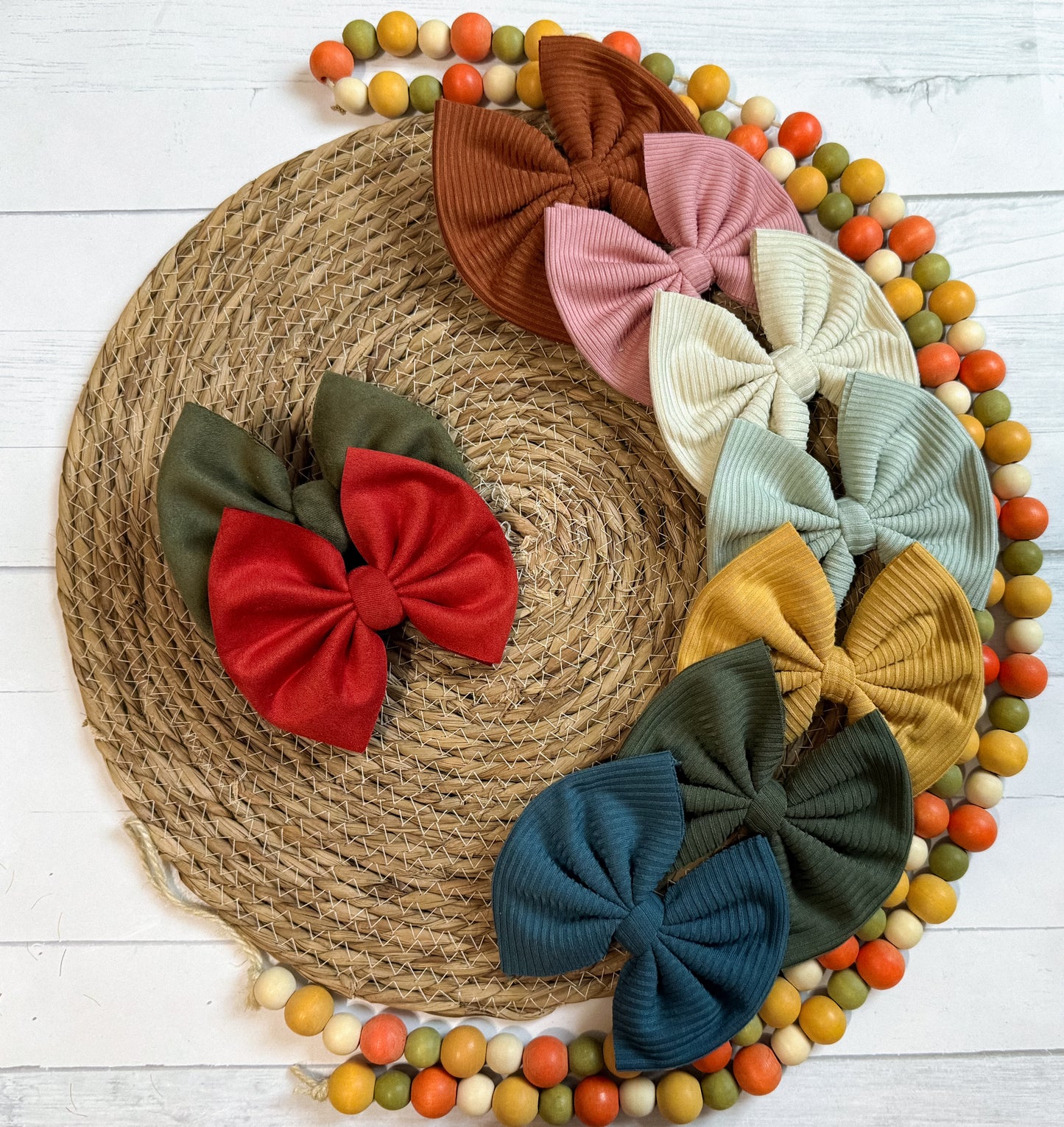 Autumn Suede Bow