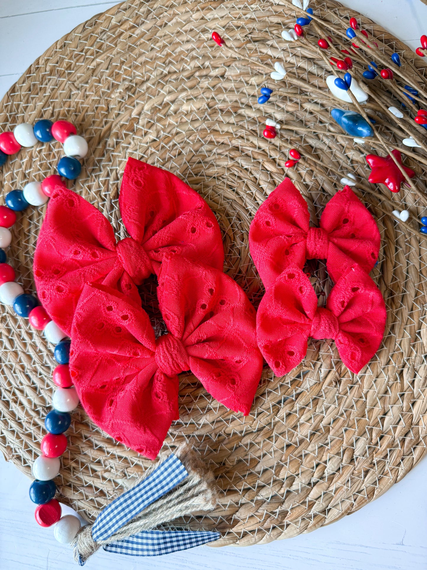 Red Eyelet