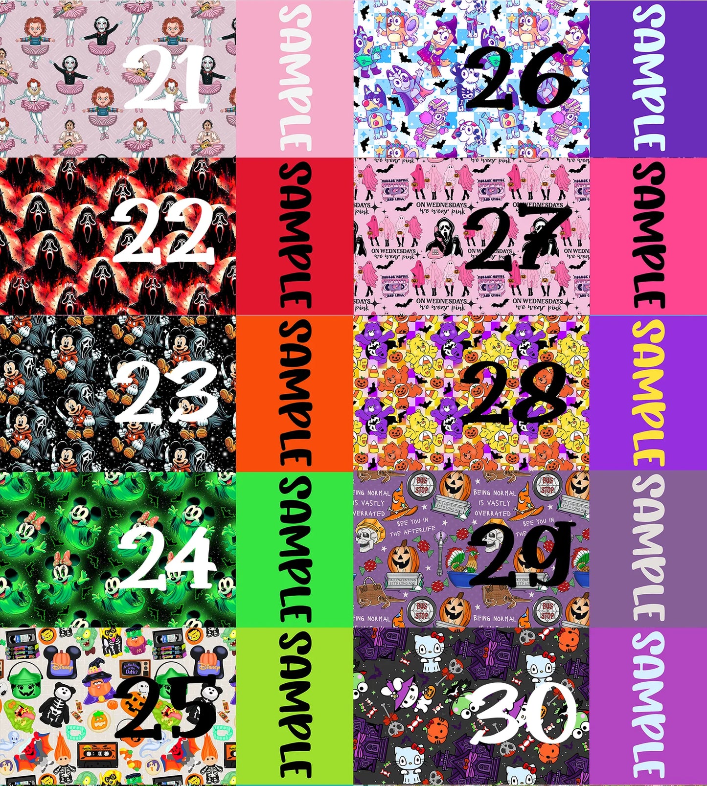 Halloween 2026 - Custom Name Bows