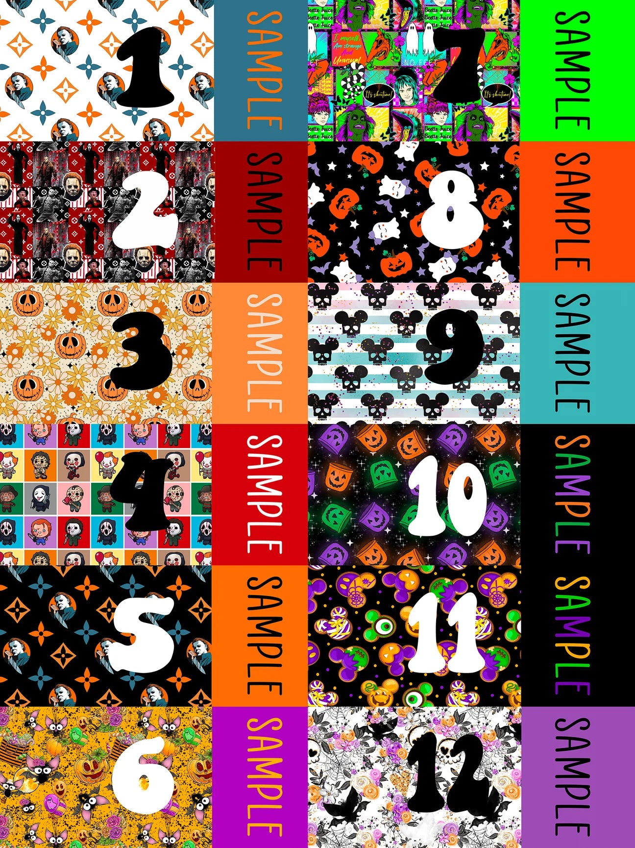 Halloween 2024 - Custom Name Bows