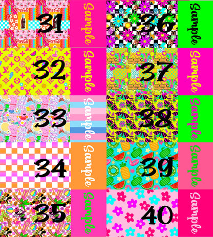 Summer 2025 - Custom Name Bows