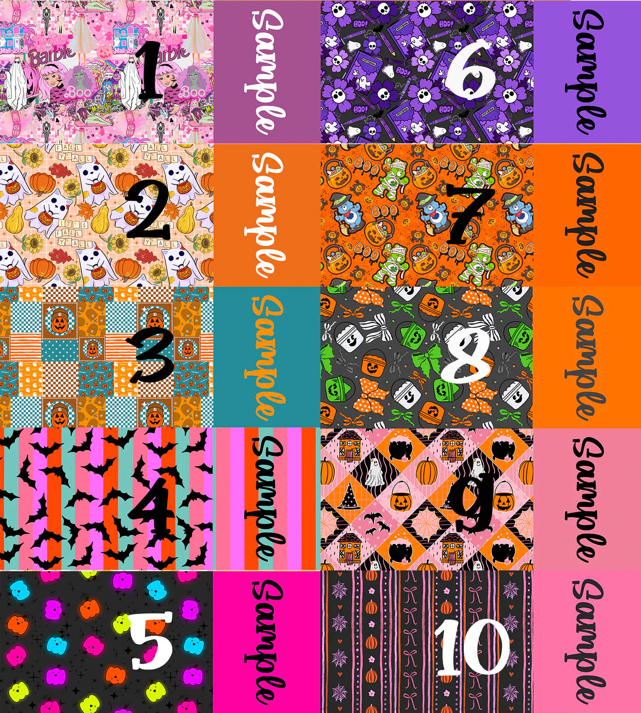 Halloween 2025 - Custom Name Bows