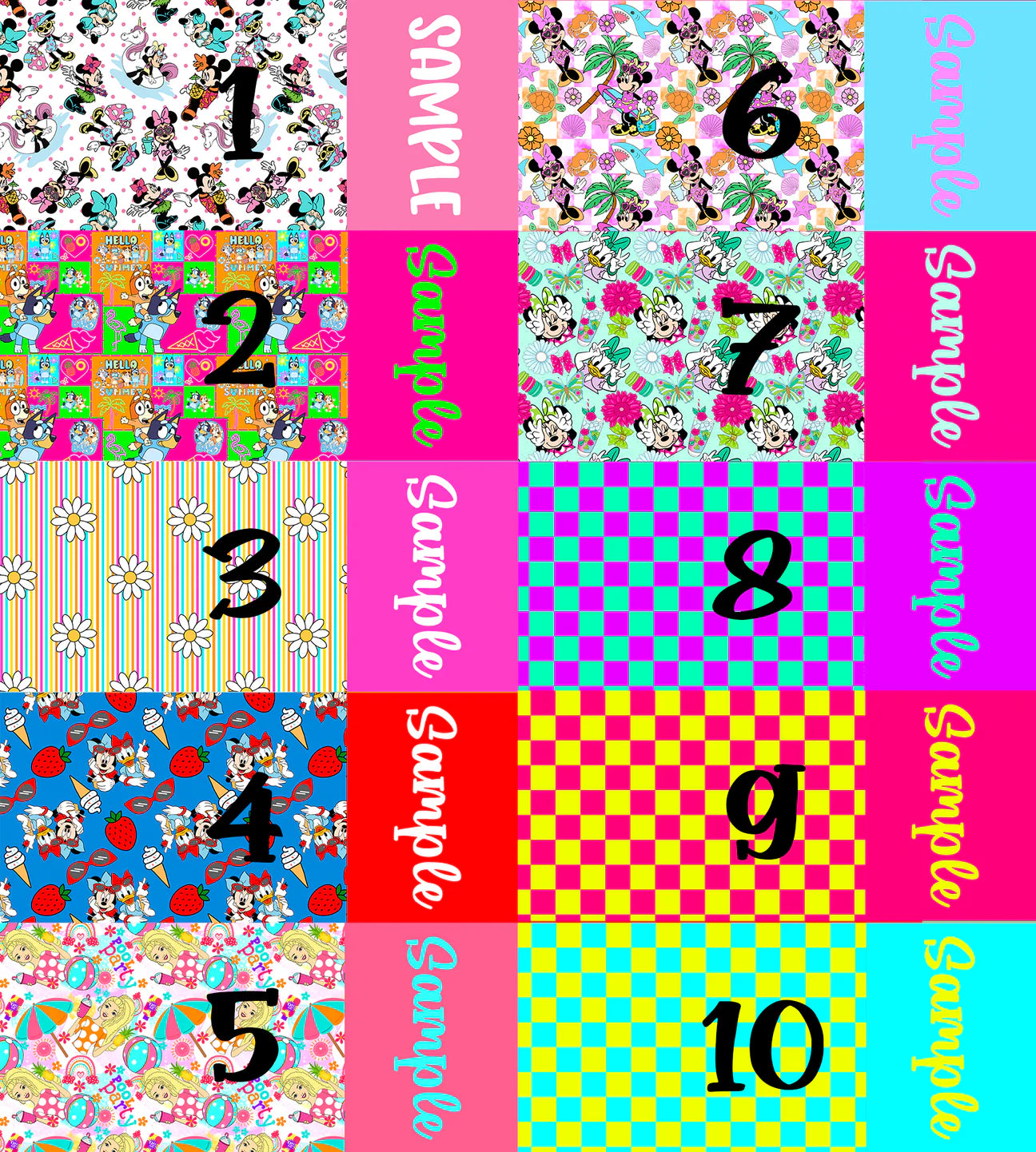 Summer 2025 - Custom Name Bows
