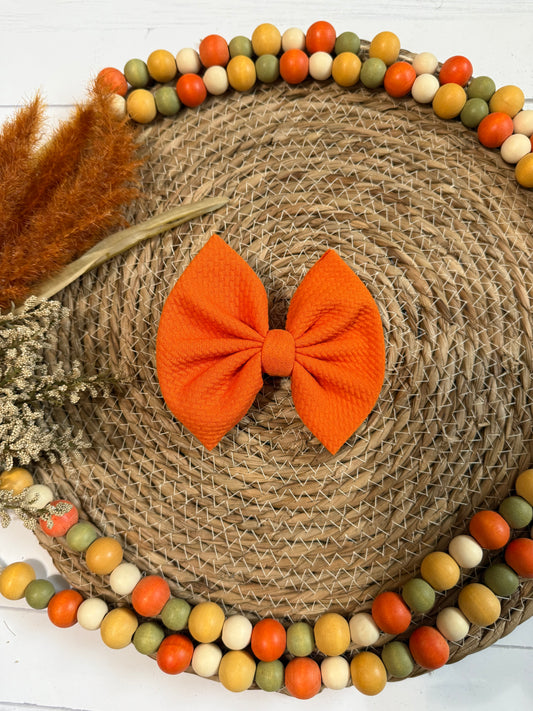 Orange Bow