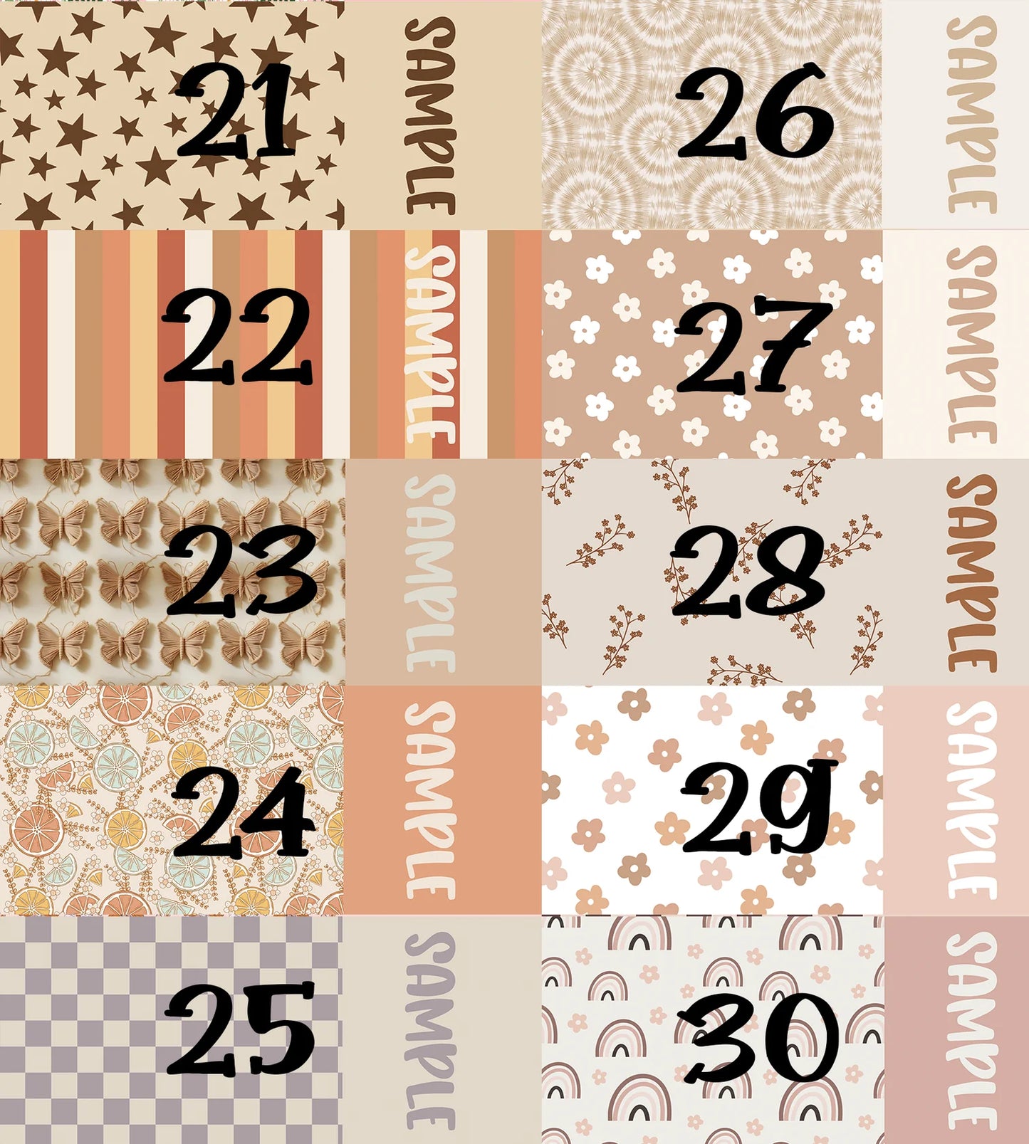 Neutrals - Custom Name Bows