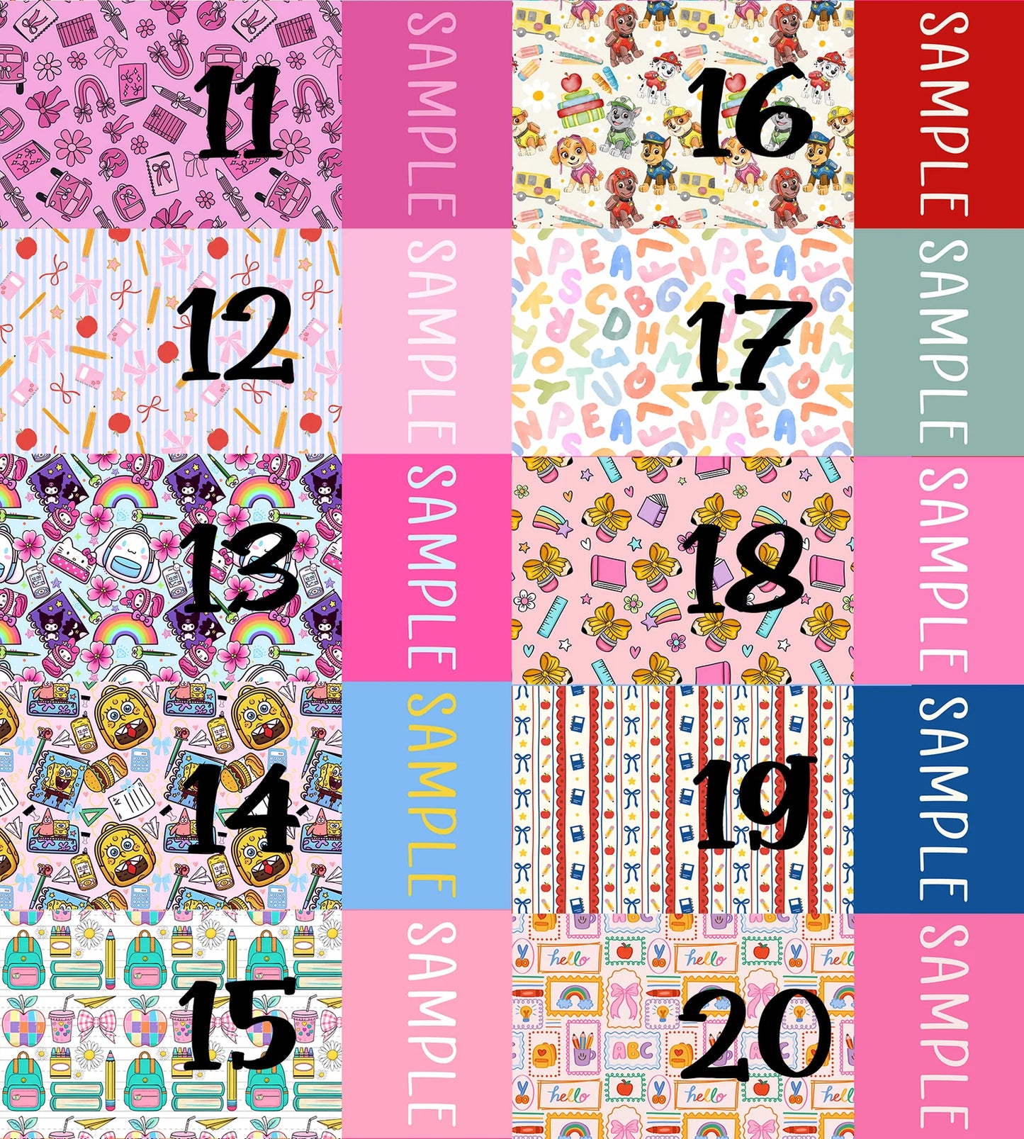 School 2026 - Custom Name Bows