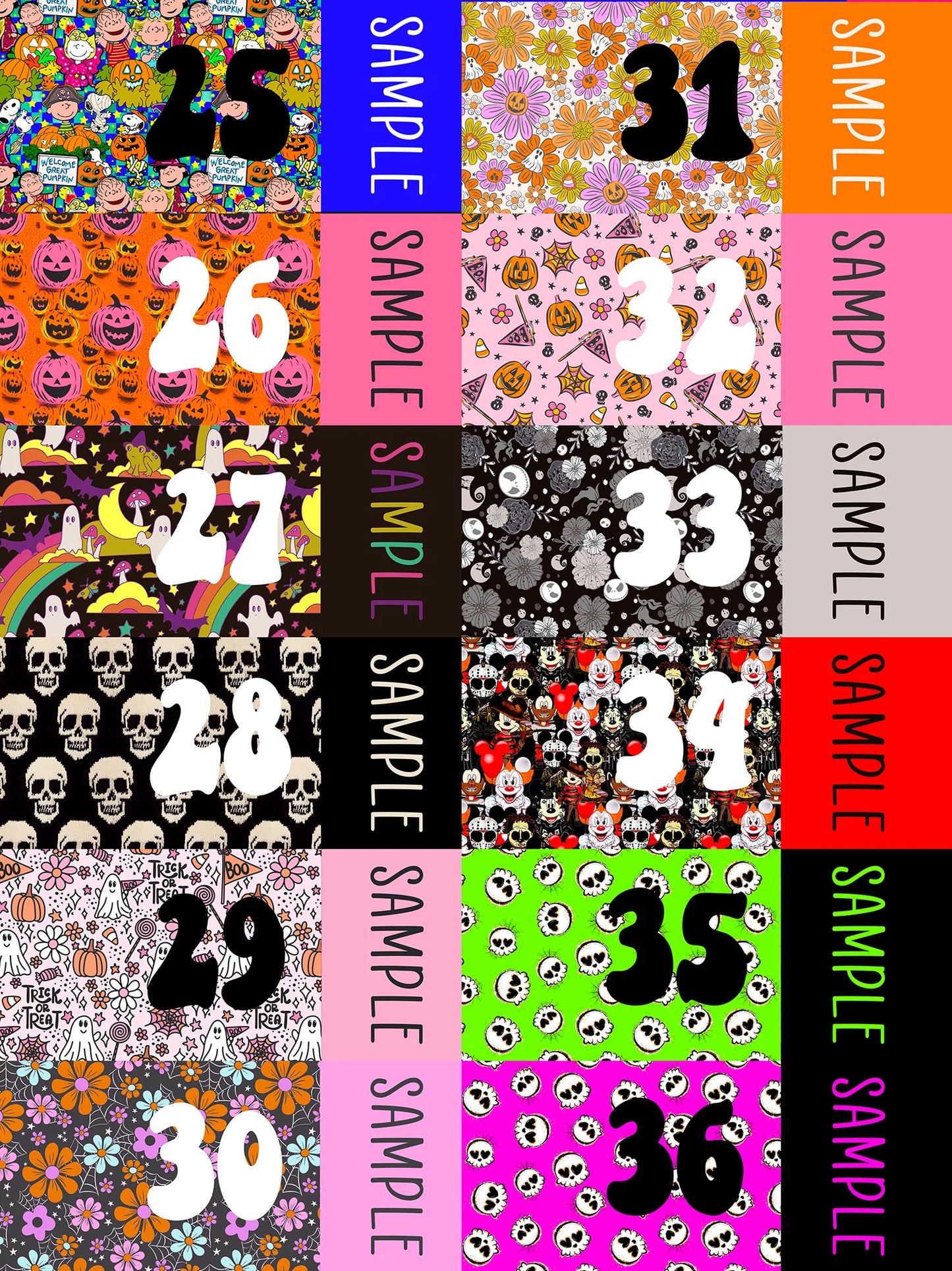 Halloween 2024 - Custom Name Bows