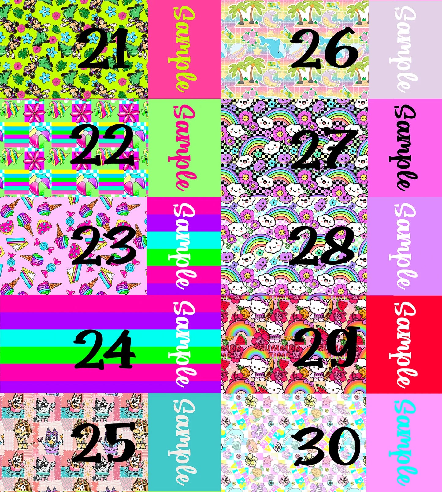 Summer 2025 - Custom Name Bows