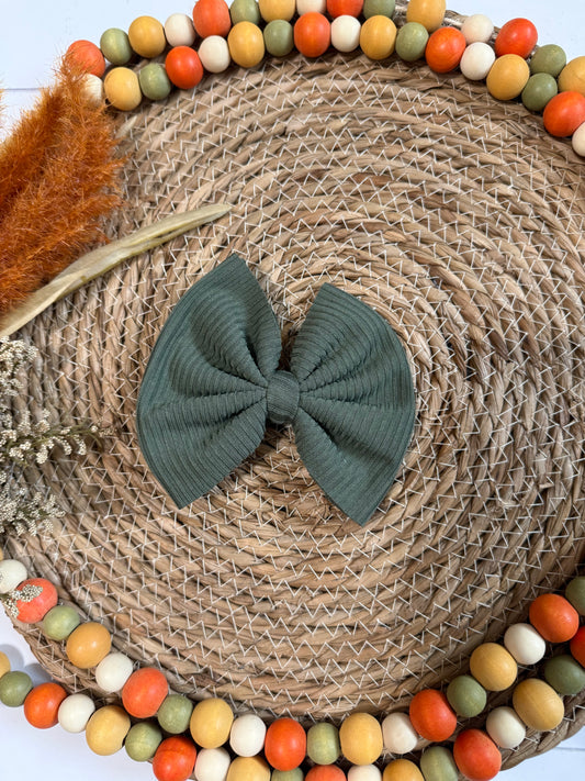 Olive Ribbed