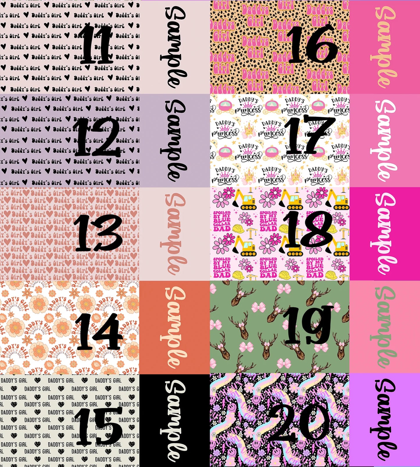 Daddys Girl - Custom Name Bows