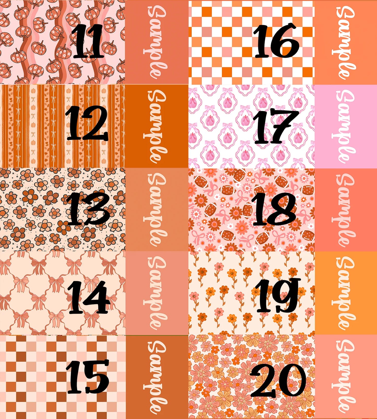 Fall Skyy - Custom Name Bows