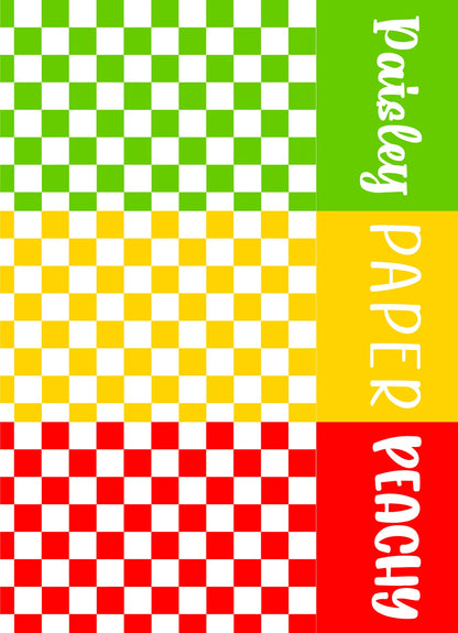 Checkered - Custom Name Bows