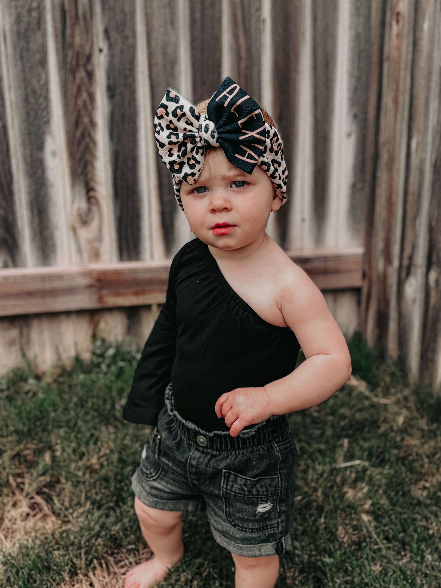 Animal Print - Custom Name Bows