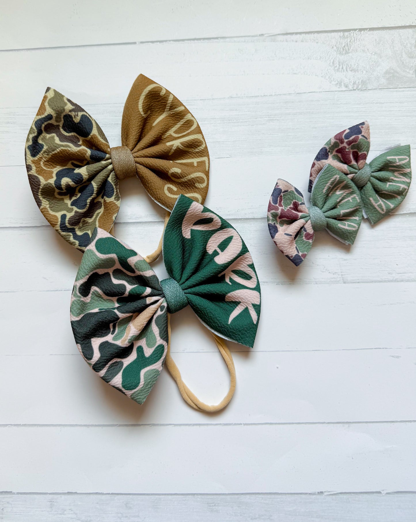 Camo - Custom Name Bows