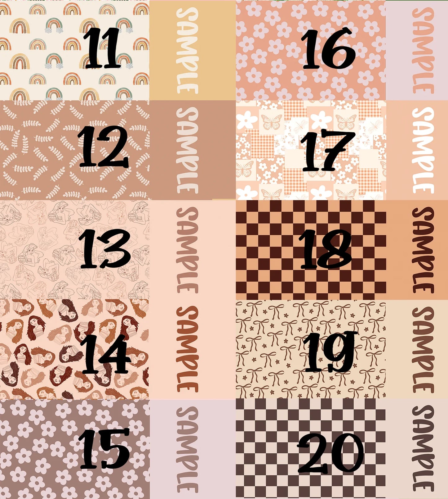 Neutrals - Custom Name Bows