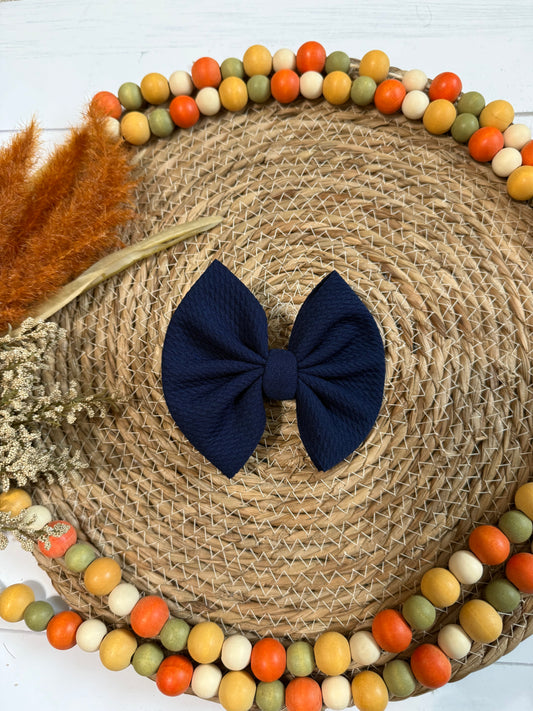 Navy Bow