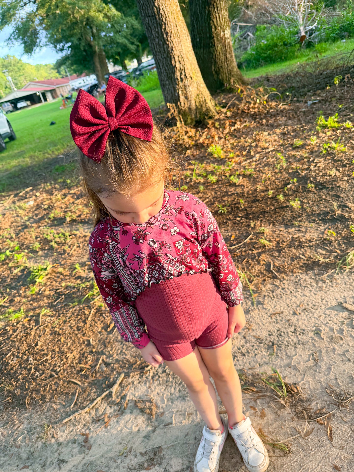 Burgundy (old wine) Bow