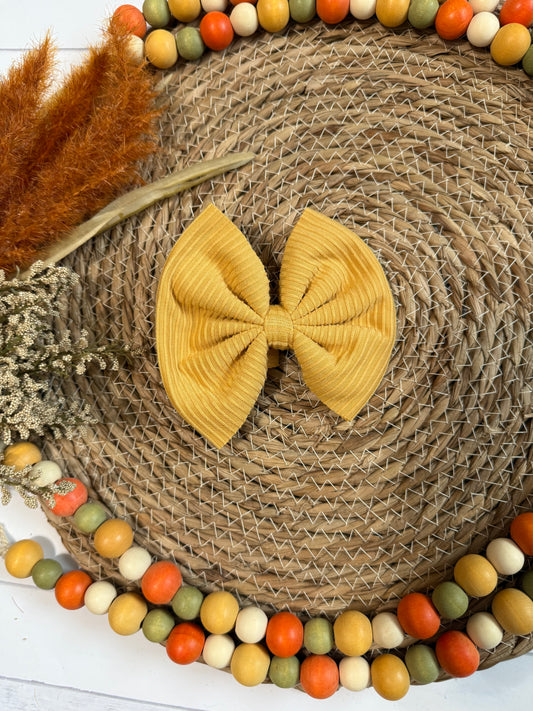 Mustard Ribbed