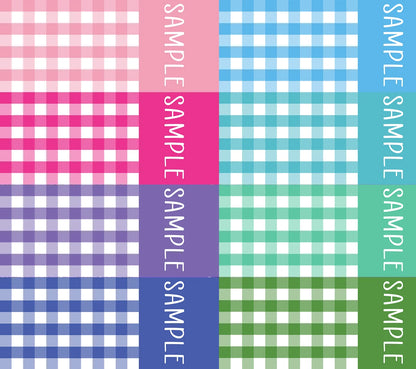Gingham - Custom Name Bows