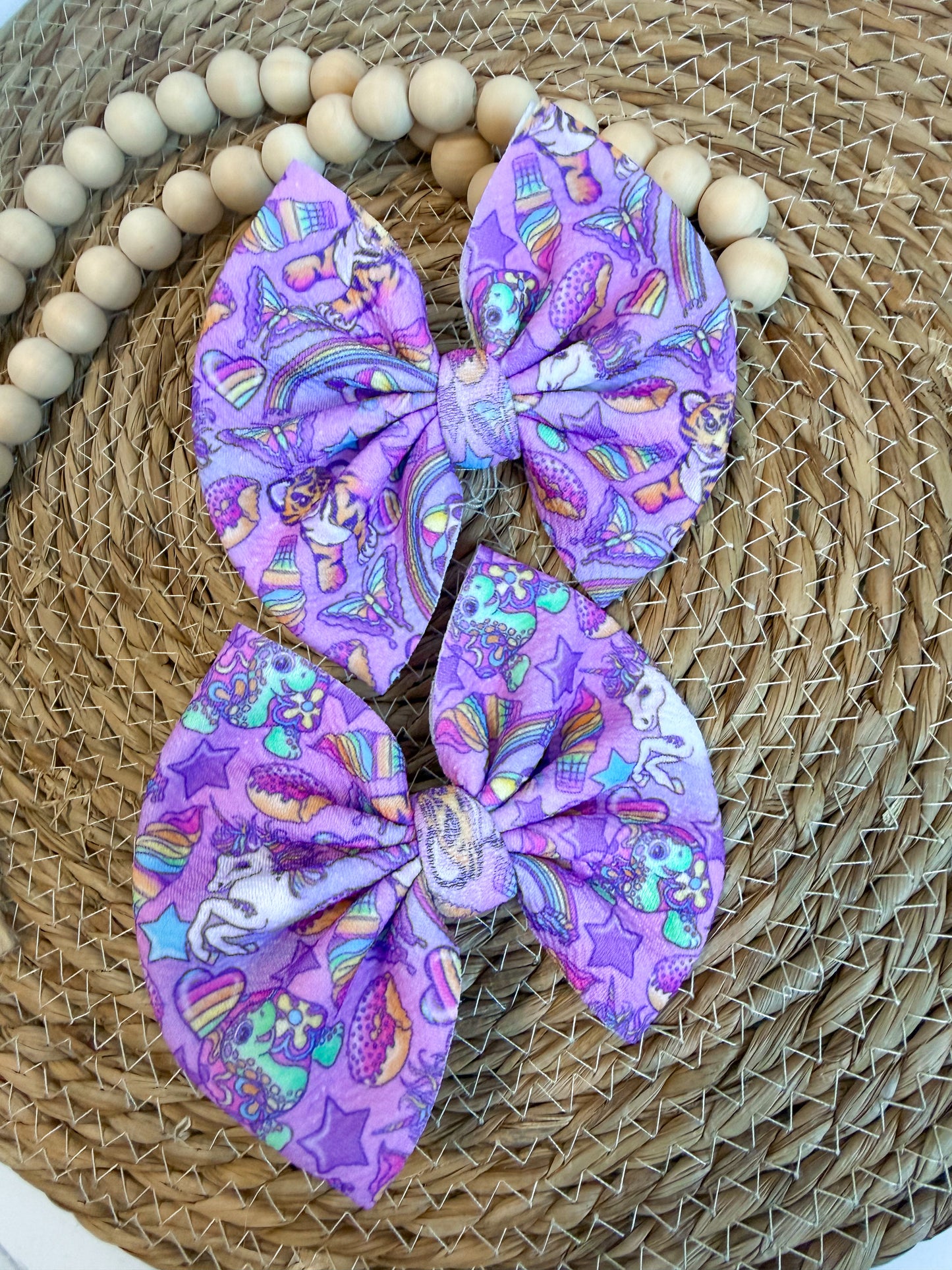 Lisa Frank inspired Big Bow