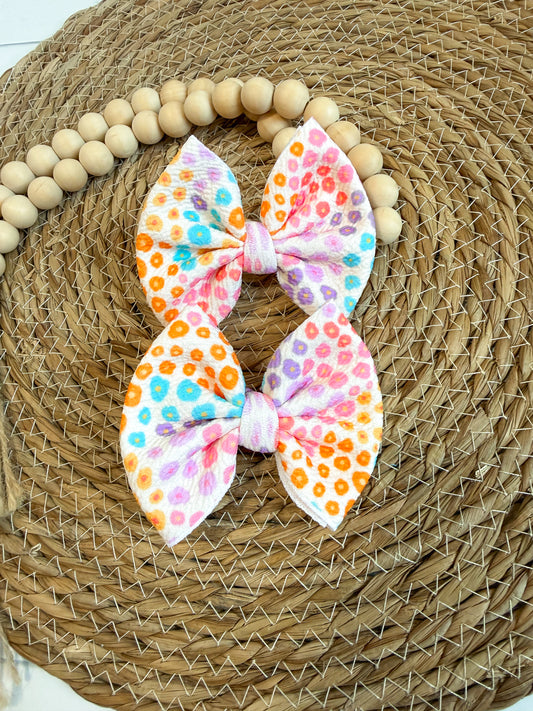 Pastel floral piggies