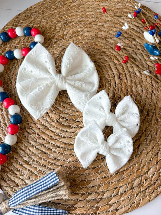 White Eyelet
